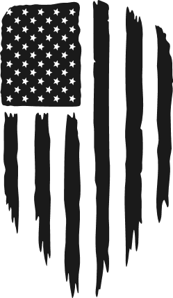 Distressed American Flag Free SVG File for Members - 4th of july, clipart image