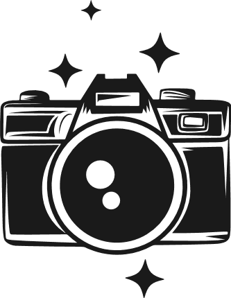 Retro Camera silhouette Free SVG File for Members - Camera clipart image