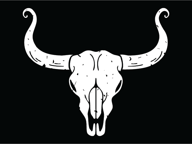 Cow Skull Free SVG File for Members - Western clipart, Farmhouse decor