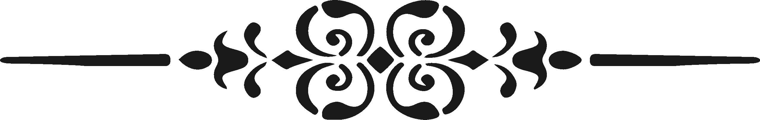 Ornamental Divider Free SVG File for Members – elegant border clipart