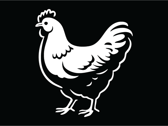 Hen Free SVG File for Members – Farm Animal Clipart image