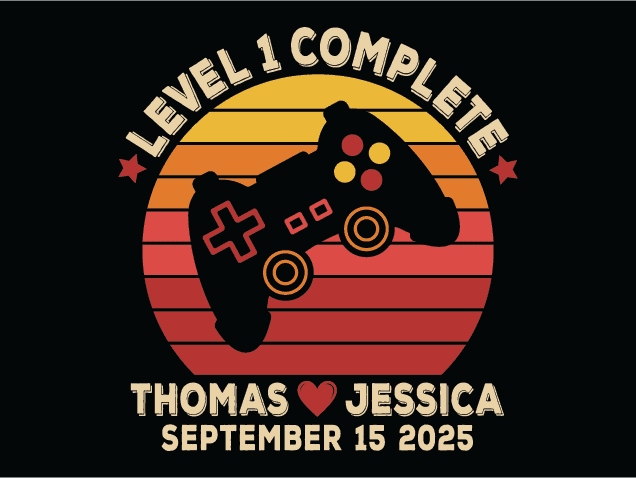 Level 1 Complete Free SVG File for Members – custom name birthday kids tshirt design