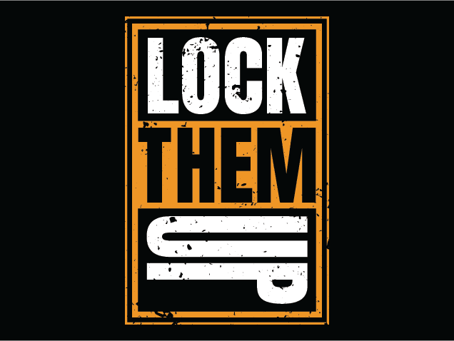 Lock Them Up Free SVG File for Members – political sayings
