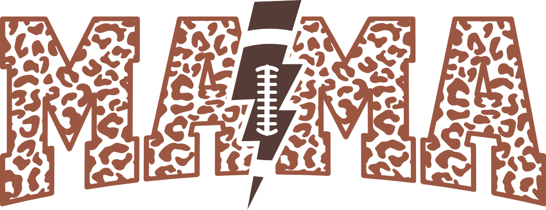 Mama sign, Leopard print text Free SVG File for Members – American football fan, tshirt design