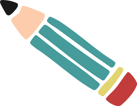 Pencil Free SVG File – Stationery clipart image