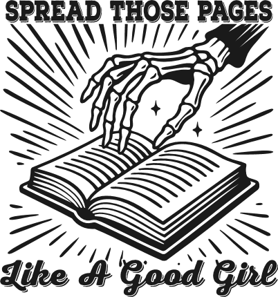 Spread Those Pages Like a Good Girl Free SVG File for Members – Funny sayings