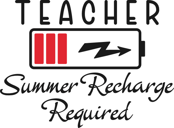 Teacher Summer Recharge Required Free SVG File for Members – Funny vacation quote