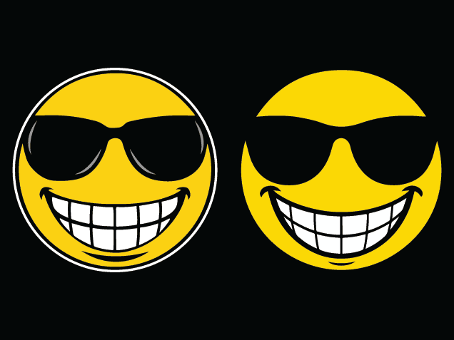 Cool Smiley with sunglasses Free SVG File for Members – Emoji Clipart image