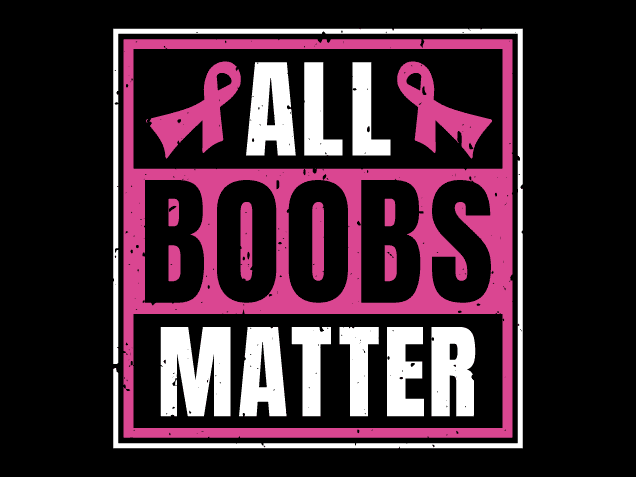 All Boobs Matter Free SVG File for Members – Funny Breast Cancer Awareness Quote