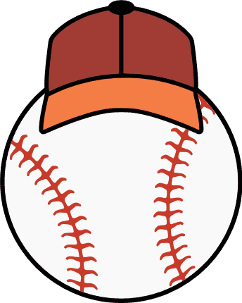 Baseball ball with cap Free SVG File – Sports clipart image
