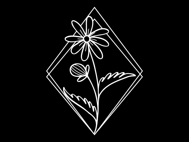 Wild Flower in Frame Free SVG File for Members – Decorative Floral Clipart