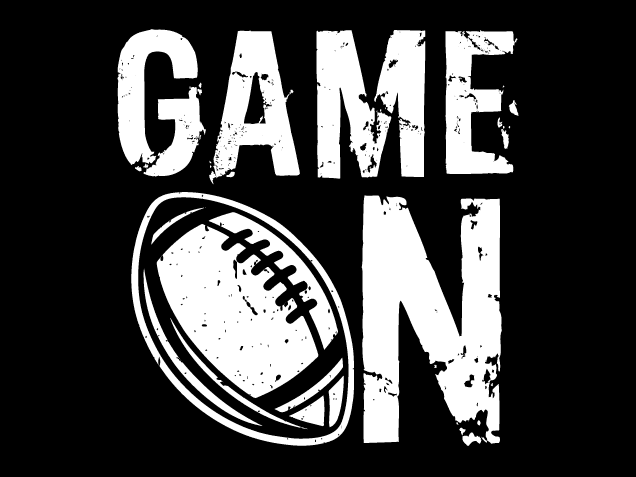 Game On Free SVG File for Members – American Football fan hoodie design