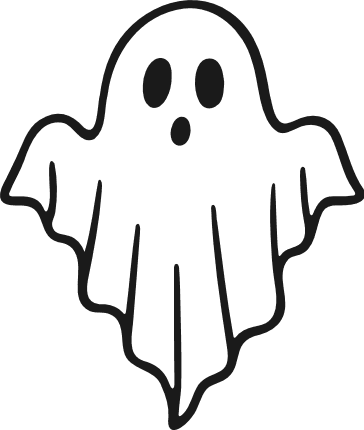 Ghost Free SVG File – Spooky Halloween clipart image