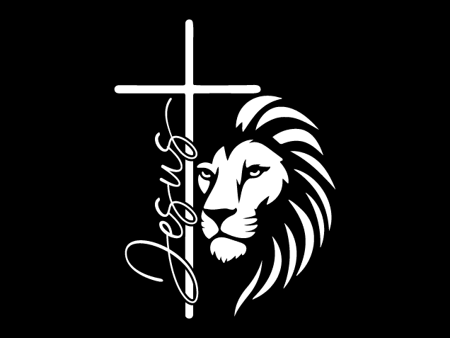 Jesus Cross and lion Free SVG File for Members – Christian tshirt design