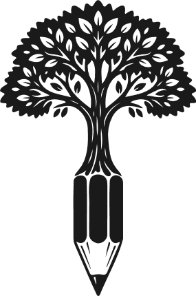 Tree of Knowledge silhouette Free SVG File for Members – Pencil Tree Clipart