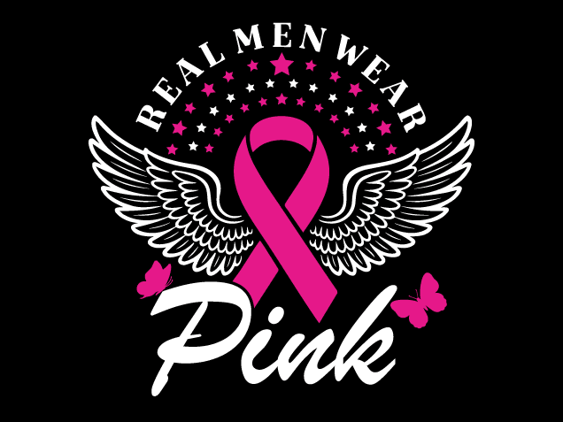 Real Men Wear Pink Free SVG File for Members – Breast Cancer Awareness tshirt design