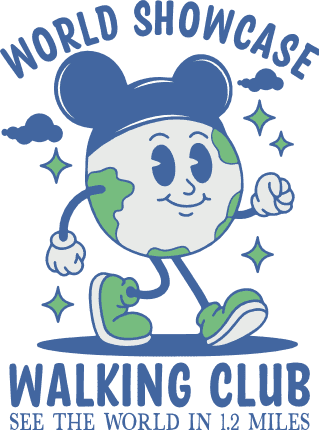 World Showcase Walking Club, see the world in 1.2 miles Free SVG File for Members – Travel Quote