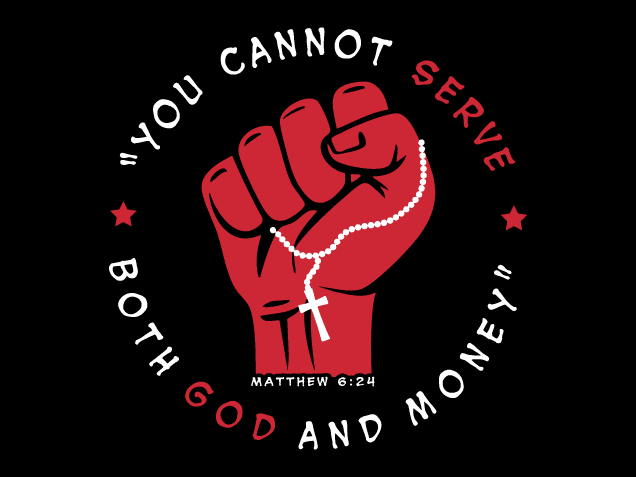 You Cannot Serve Both God and Money, Matthew 6:24 Free SVG File for Members – Bible quote