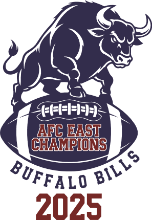 AFC East Champions Buffalo Bills 2025 Free SVG File for Members – Football Team Mascot Design