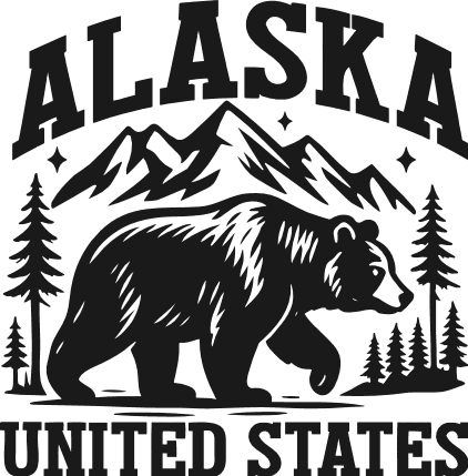 Alaska, United States Free SVG File for Members – tshirt design
