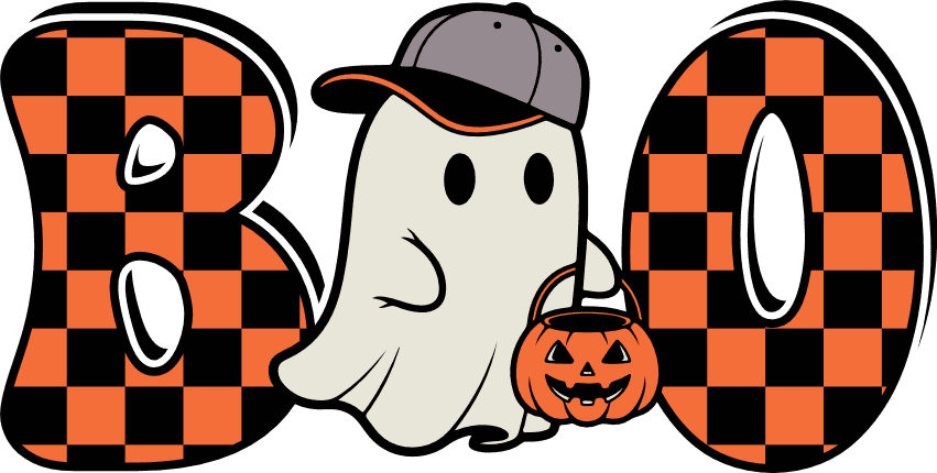 Boo ghost Free SVG File for Members – Halloween hoodie design