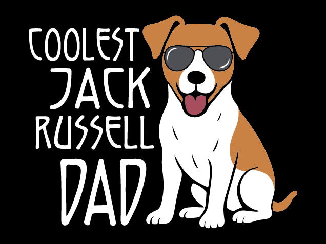 Coolest Jack Russell Dad Free SVG File for Members – Funny Dog Lover Quote