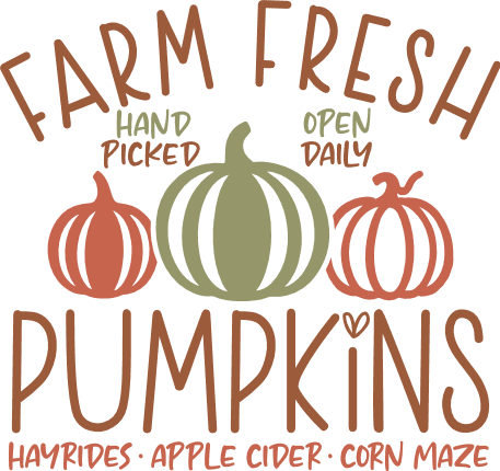 Farm Fresh Pumpkins Free SVG File for Members – farmhouse wall sign