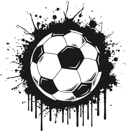 Soccer ball with splatter Free SVG File for Members – Soccer clipart