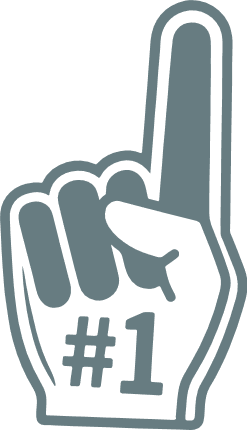 Foam Finger #1 Free SVG File for Members – Sports Fan, cheering design