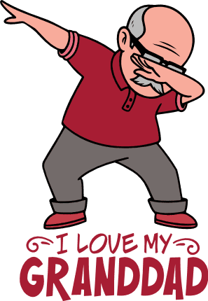 I Love My Granddad Free SVG File for Members – Gift for Grandpa