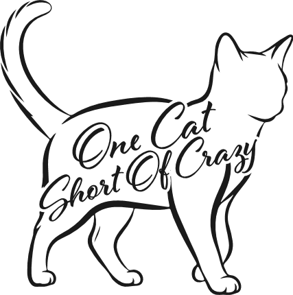One Cat Short Of Crazy Free SVG File for Members – Funny Cat sayings