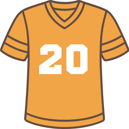Player customizable jersey number Free SVG File for Members – Sports tshirt design