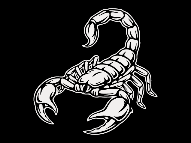 Scorpion Free SVG File for Members – creepy animal clipart