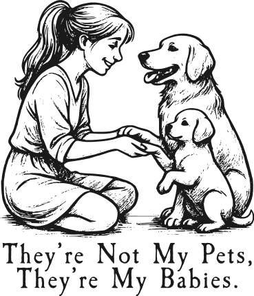 They are Not My Pets, They are My Babies Free SVG File for Members – Pet Lover Quote