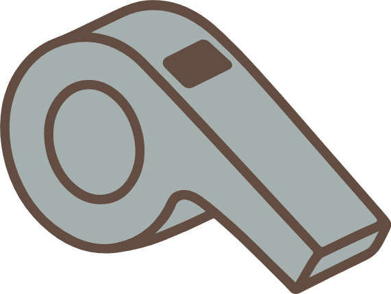 Referee Whistle Free SVG File for Members – Sports clipart