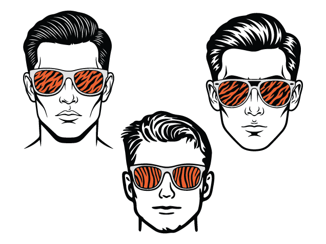 Cool Guys Face with Sunglasses Free SVG File Bundle for Members – Retro Stylish Men clipart