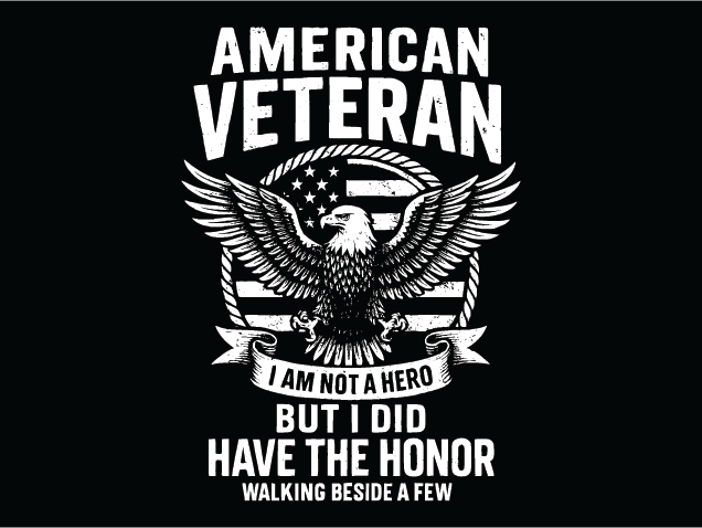 American Veteran, I’m not a hero Free SVG File for Members – Funny Veterans Day quote