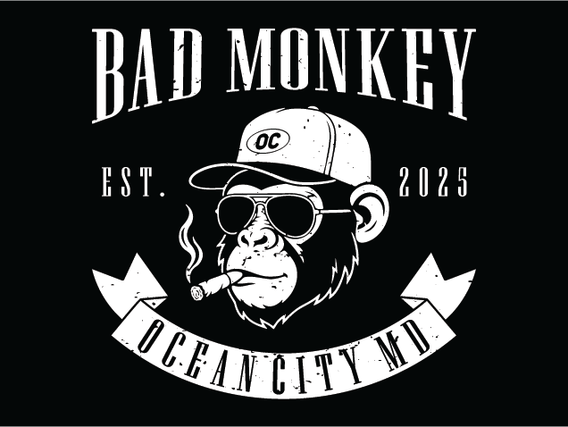 Bad Monkey, Ocean City MD Free SVG File for Members – Customized Logo Design