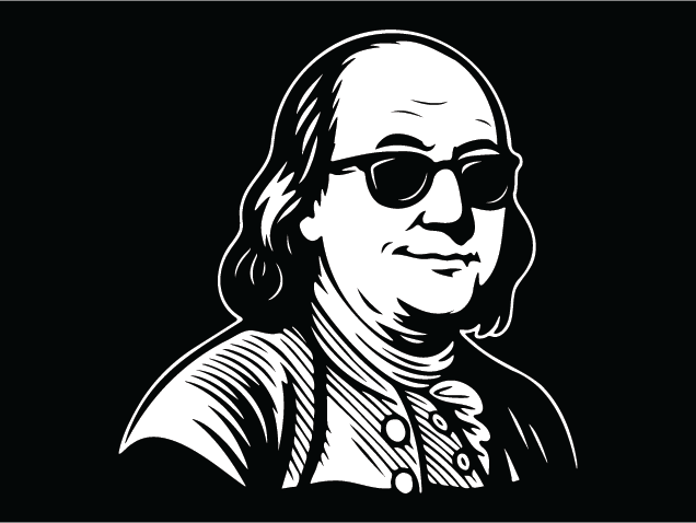 USA Founding Father Benjamin Franklin Free SVG File for Members – Benjamin Franklin clipart