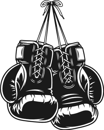 Boxing Gloves hanging by their laces Free SVG File for Members – boxing clipart