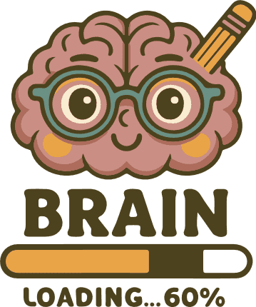 Brain Loading 60% Free SVG File for Members – Funny tshirt design