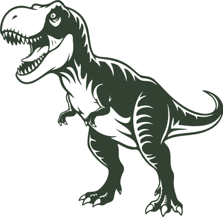 T-Rex Dinosaur Free SVG File for Members – dino clipart image