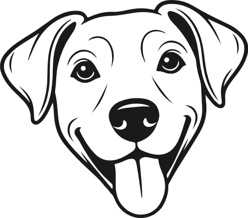 Labrador Dog Face Free SVG File for Members – Labrador Retriever clipart