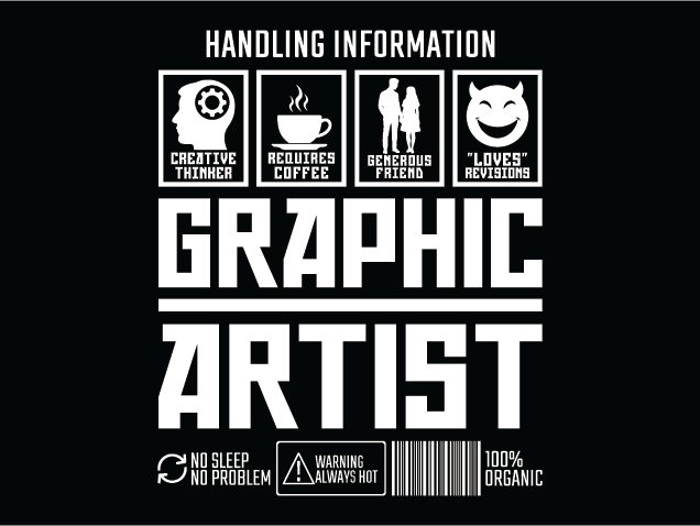 Handling Information, creative thinker Free SVG File for Members – Funny Graphic artist tshirt design
