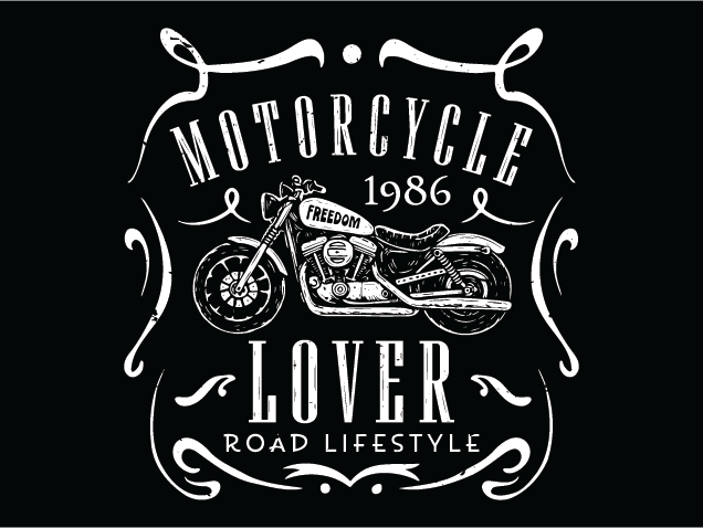 Motorcycle Lover, road lifestyle Free SVG File for Members – Biker Hoodie Design