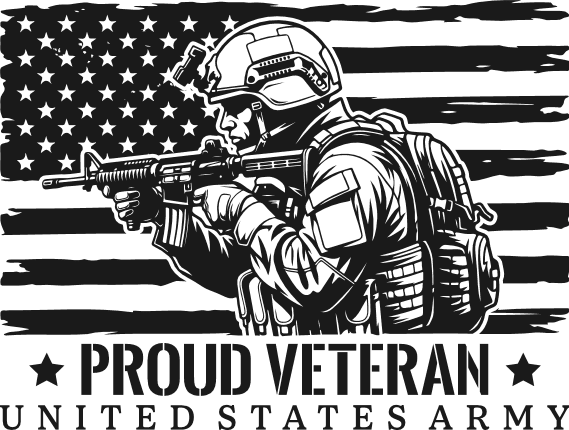 Proud Veteran, United States Army Free SVG File for Members – veterans day design
