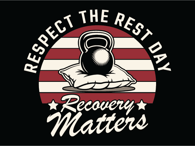 Respect The Rest Day, Recovery Matters Free SVG File for Members – Motivational quote