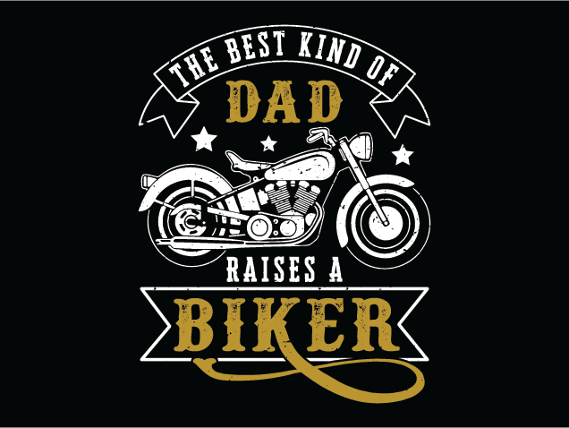 The Best Kind Of Dad raises a biker Free SVG File for Members – funny quote