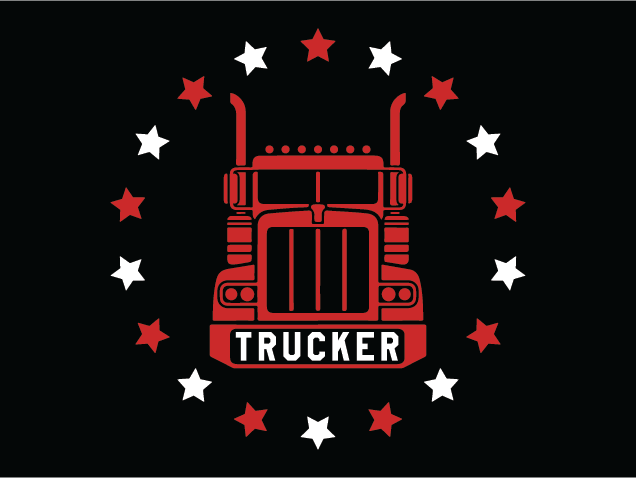 Trucker sign Free SVG File for Members – Semi Truck vinyl decal