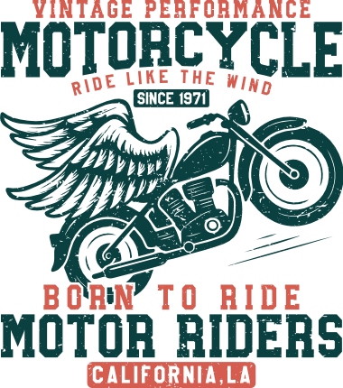 Vintage Performance Motorcycle, motor riders Free SVG File for Members – biker hoodie design
